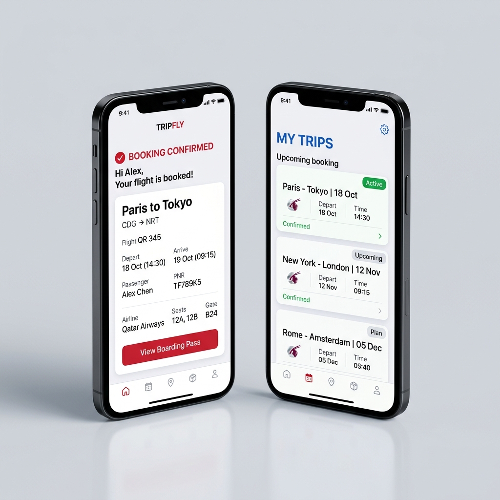 Tour Lagbe mobile app interfaces overlapping mockup